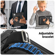 Load image into Gallery viewer, Ultra-Slim Heavy Duty Protection Case with Hand Strap for new iPad Air/Pro 11/13 (2024)