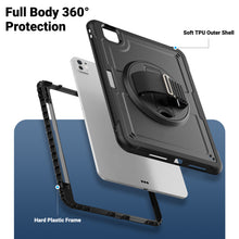 Load image into Gallery viewer, Ultra-Slim Heavy Duty Protection Case with Hand Strap for new iPad Air/Pro 11/13 (2024)