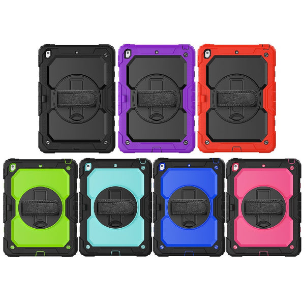 Heavy Duty Protection Case with Hand&Shoulder Strap for All iPad and Mini6/7