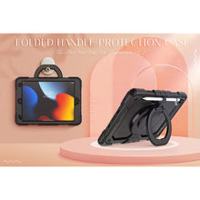 Load image into Gallery viewer, Heavy Duty Protection Case with Folded Handle for iPad Series
