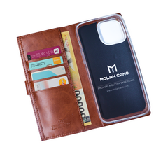 Load image into Gallery viewer, Zipper Flip Diary Wallet Case
