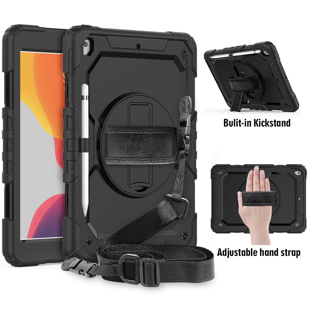 Heavy Duty Protection Case with Hand&Shoulder Strap for All iPad and Mini6